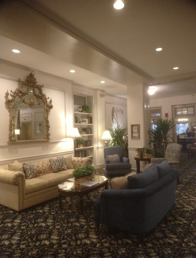 Lobby of the Hawthorne Hotel