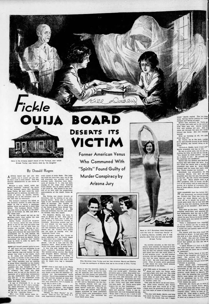 Turley Ouija Board Murder