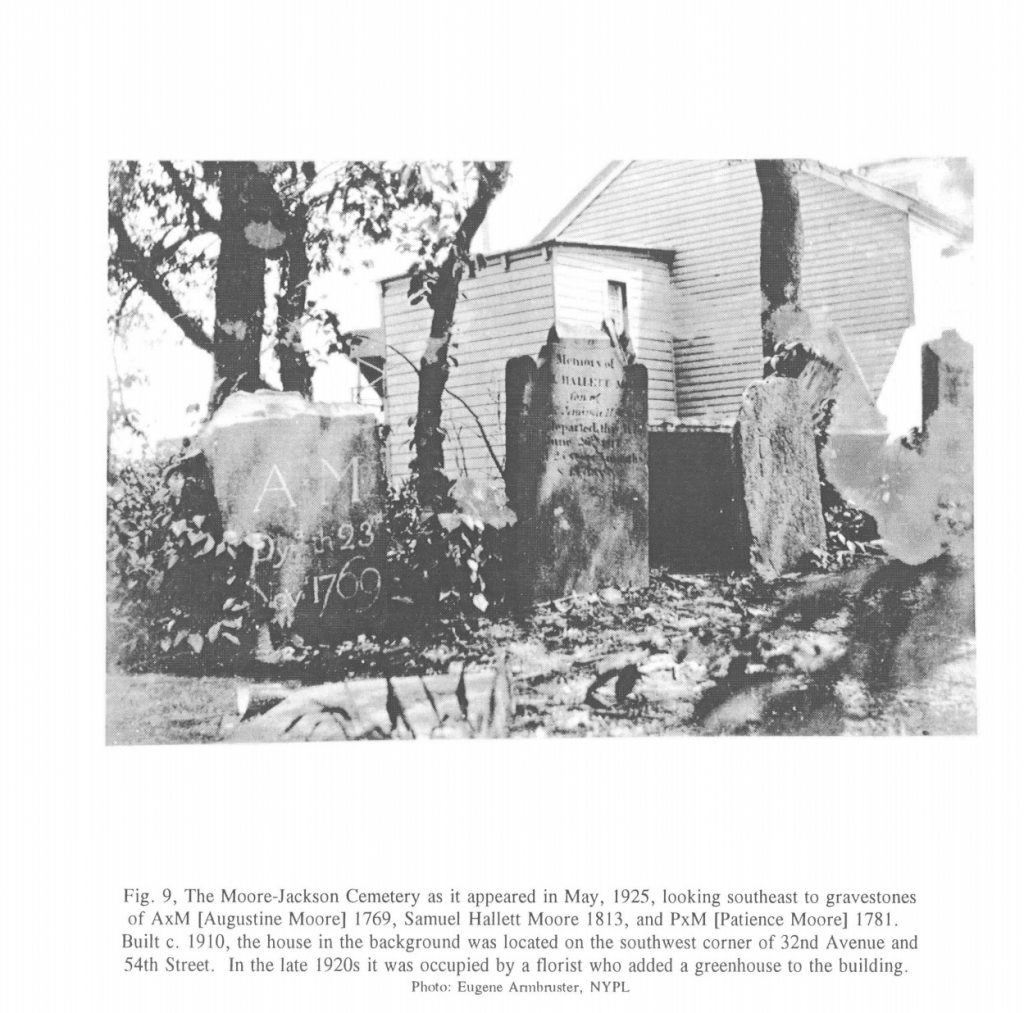 From the March 18, 1997, Landmark Preservation Commission report on Moore-Jackson Cemetery