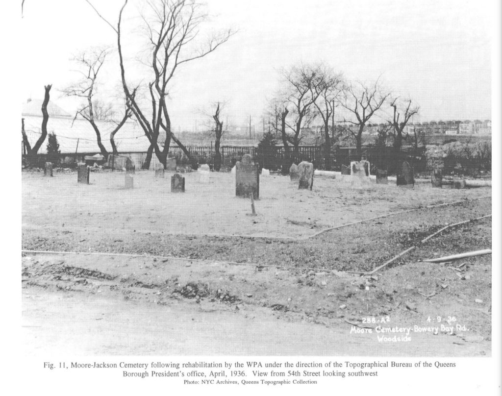 From the March 18, 1997, Landmark Preservation Commission report on Moore-Jackson Cemetery